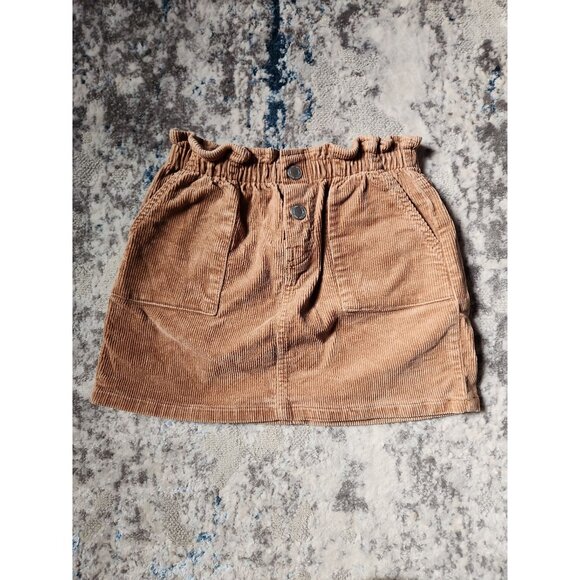 H&M Girls Size 7 Brown Corduroy Skirt‎ - Picture 1 of 2